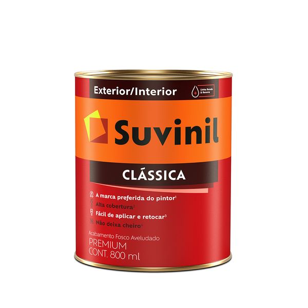 Preço 18 Litros Tinta Cromio Suvinil Suvinil Classica Compre A Tradicao Em Um Uma So Lata Suvinil