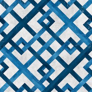 Papel-de-Parede-Geometrico-Azul-e-Cinza