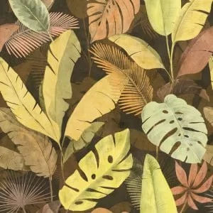 Papel-de-Parede--Folhagem-Tropical-